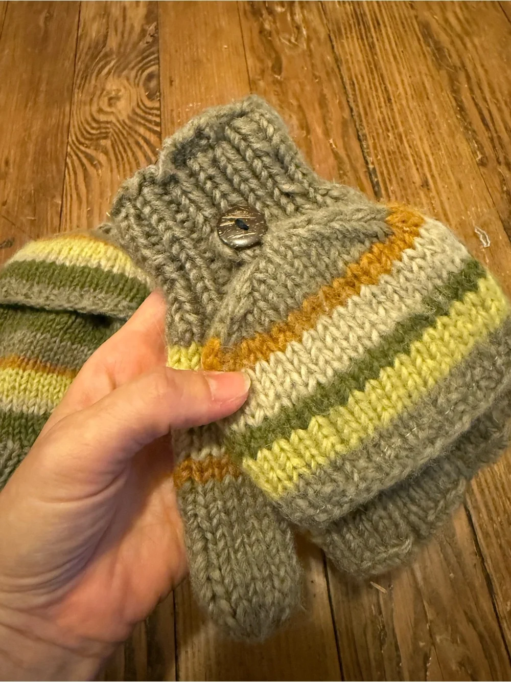 Adult Convertible Fleeced Lined Mittens